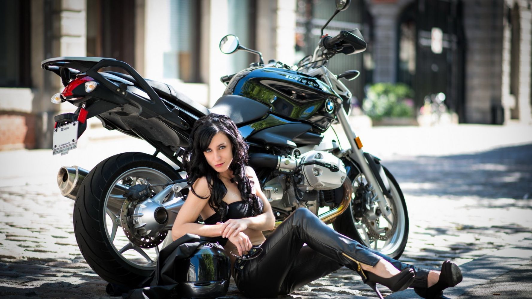 European women on bikes in Funafuchi