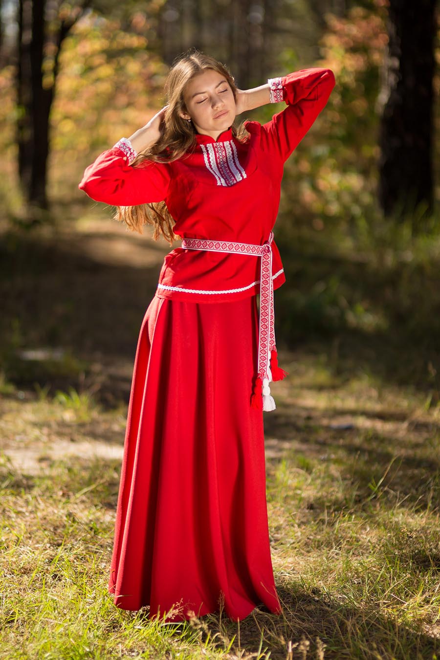 Underwear Women in Slavic costumes in Funafuchi